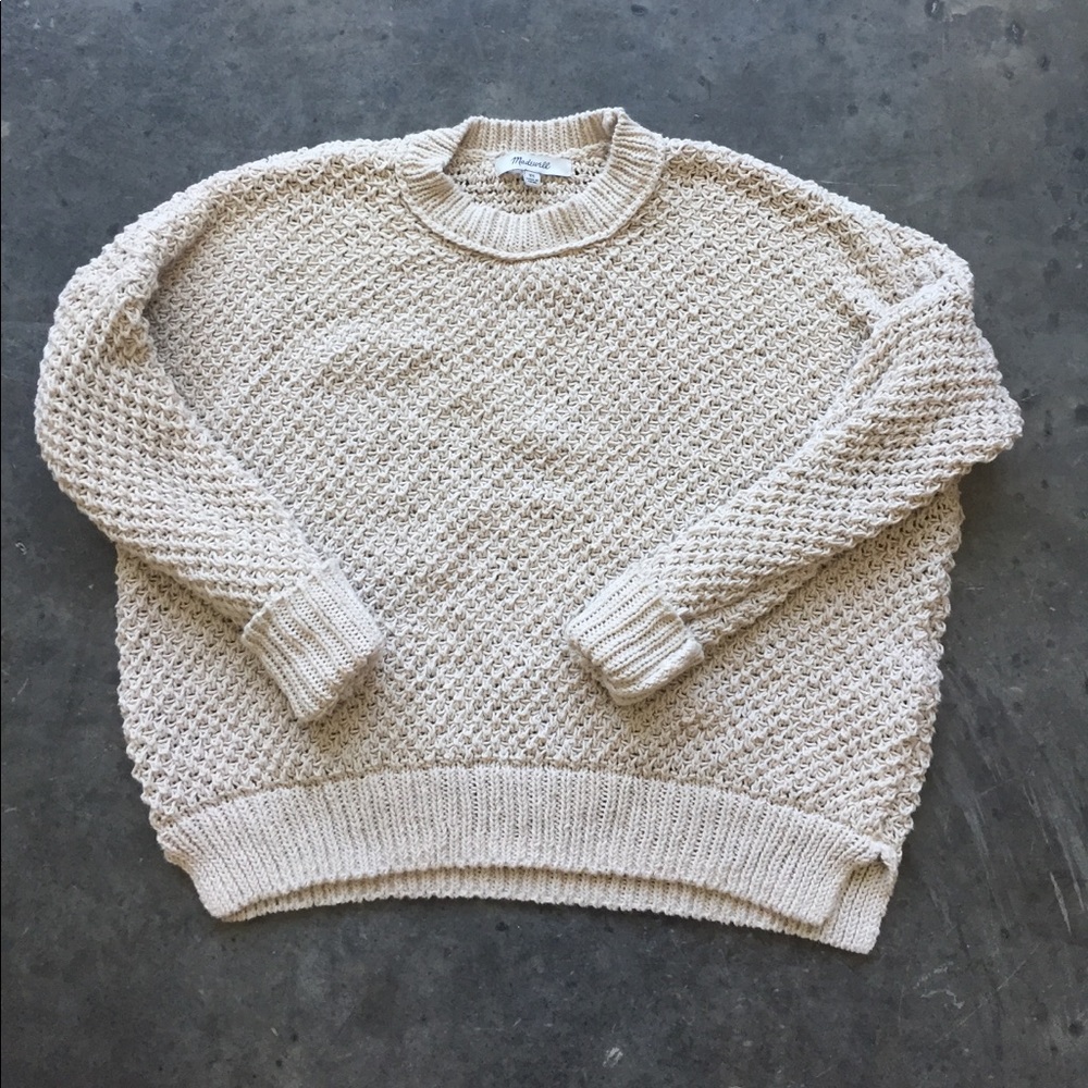 Madewell cream sweater